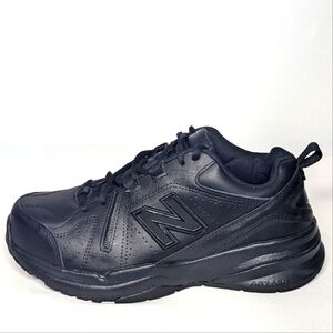 NEW New Balance Mens 608 V5 Leather Casual Comfort Cross Trainer Sz 9 black
